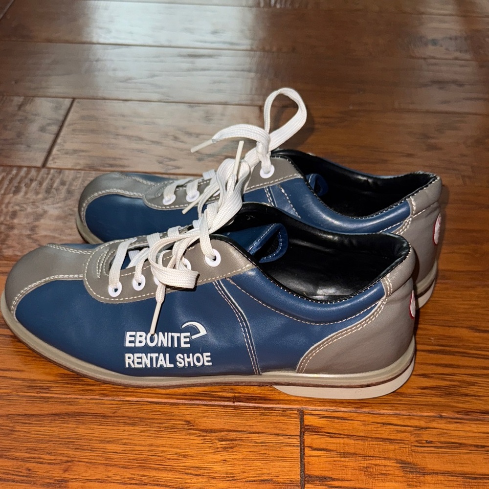 Men's/Women’s Blue and Gray Bowling Shoes